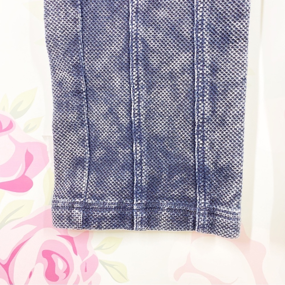 NEW Free People Arcadia Honeycomb Harem Dark Wash Pants S - Picture 9 of 15